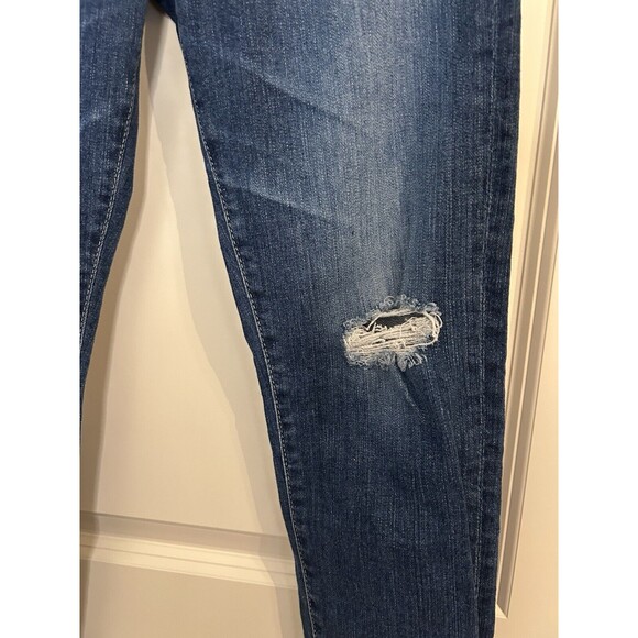 AG High Rise Stevie Ankle Distressed Jeans Size 27R - Picture 4 of 6